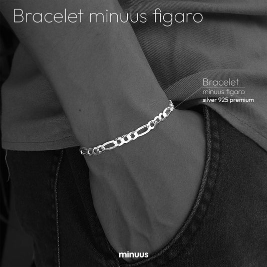 Bracelet minuus figaro